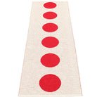 Pappelina Vera Red & Vanilla Runner 70 x 225 cm - Reverse