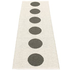 Pappelina Vera Charcoal & Vanilla Runner x 70 x 225 cm - Reverse