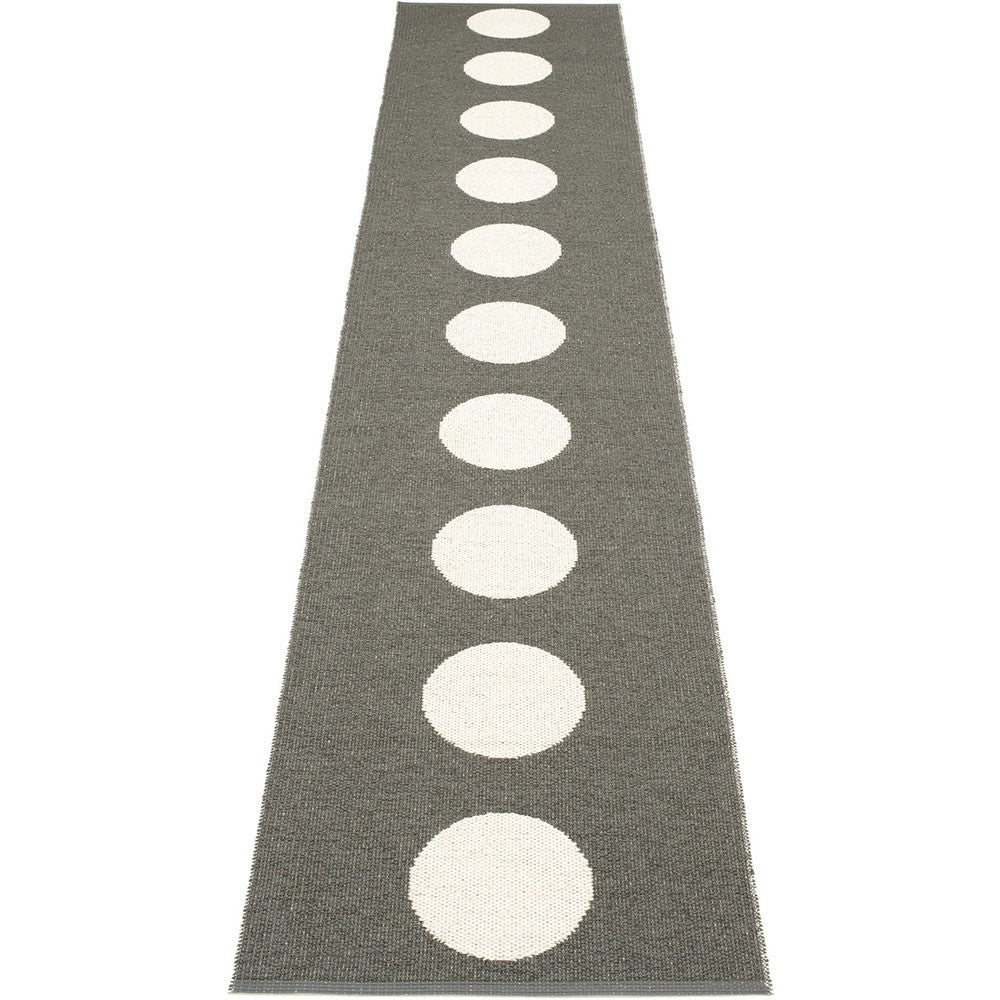 Pappelina Vera Charcoal & Vanilla Runner x 70 x 375 cm