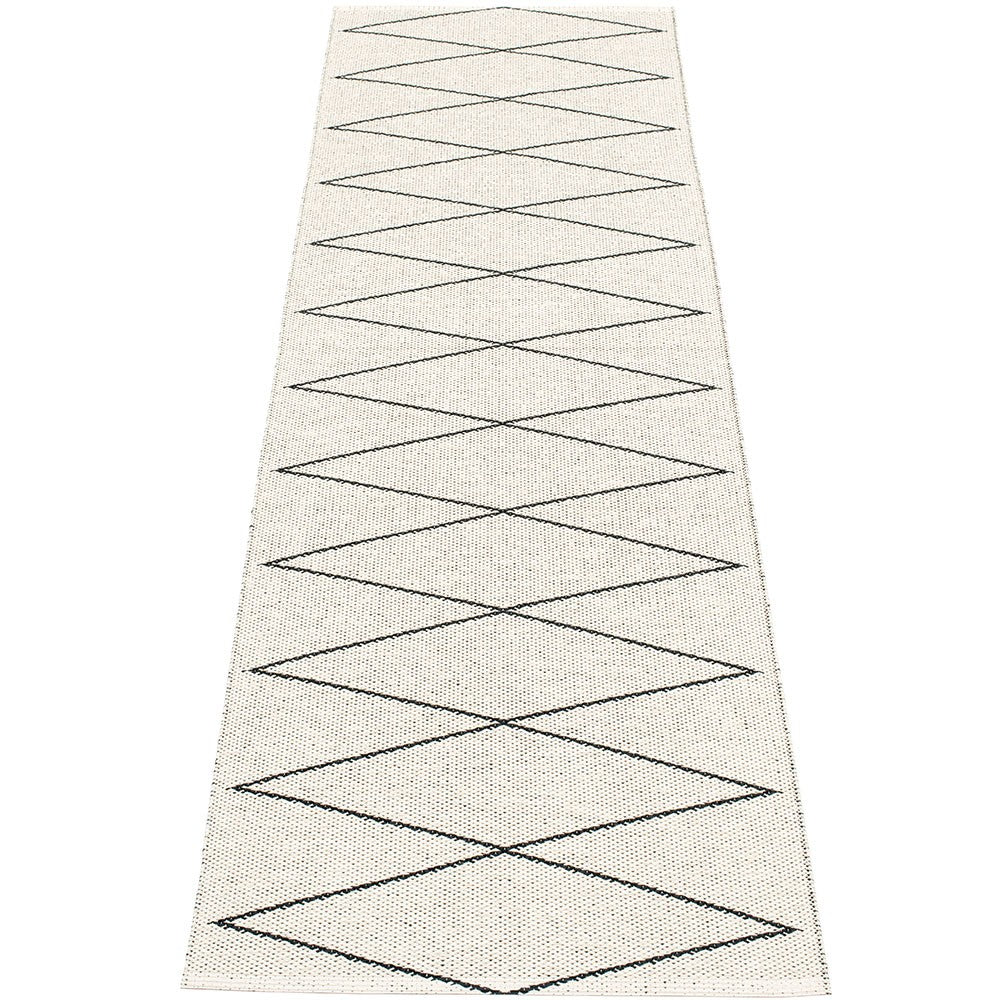 Pappelina Max Black & Vanilla Runner - 70 x 240 cm - Reverse