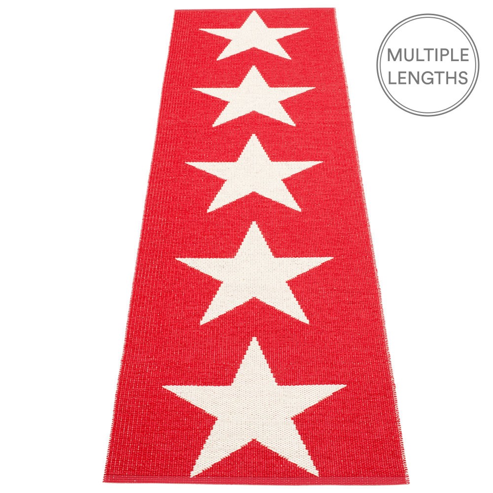 Pappelina Viggo One Red Runner - 70 x 250 cm
