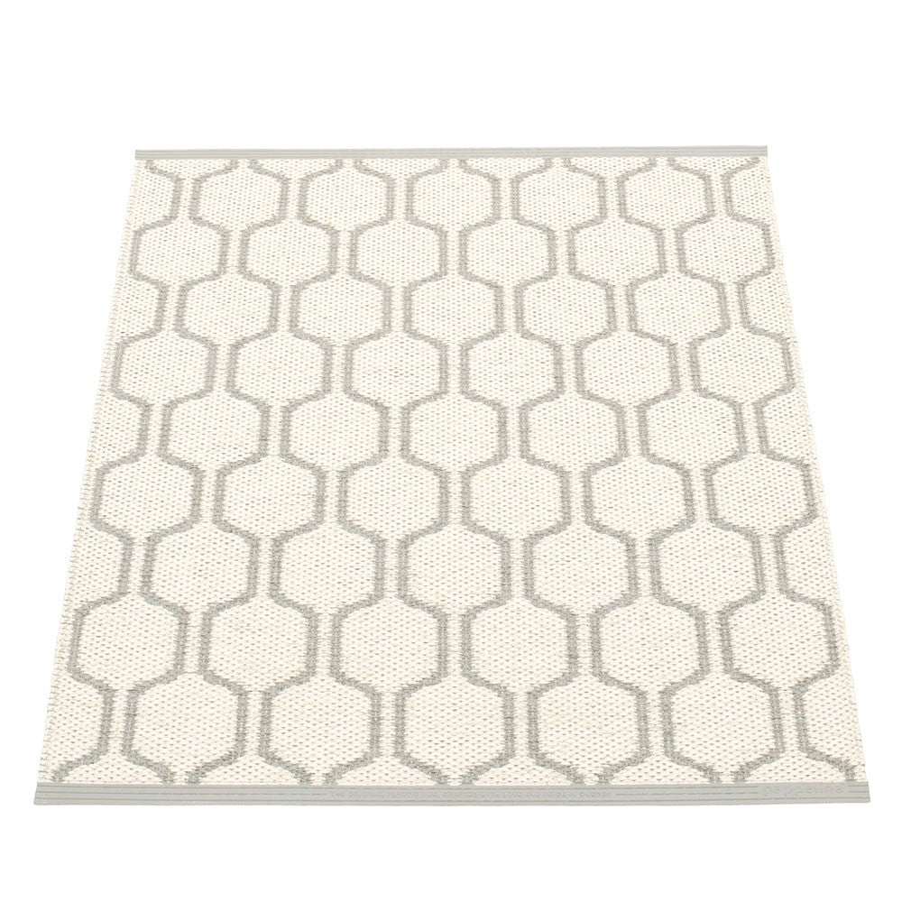 Pappelina Ants Warm Grey & Vanilla Mat - 70 x 90 cm - Reverse