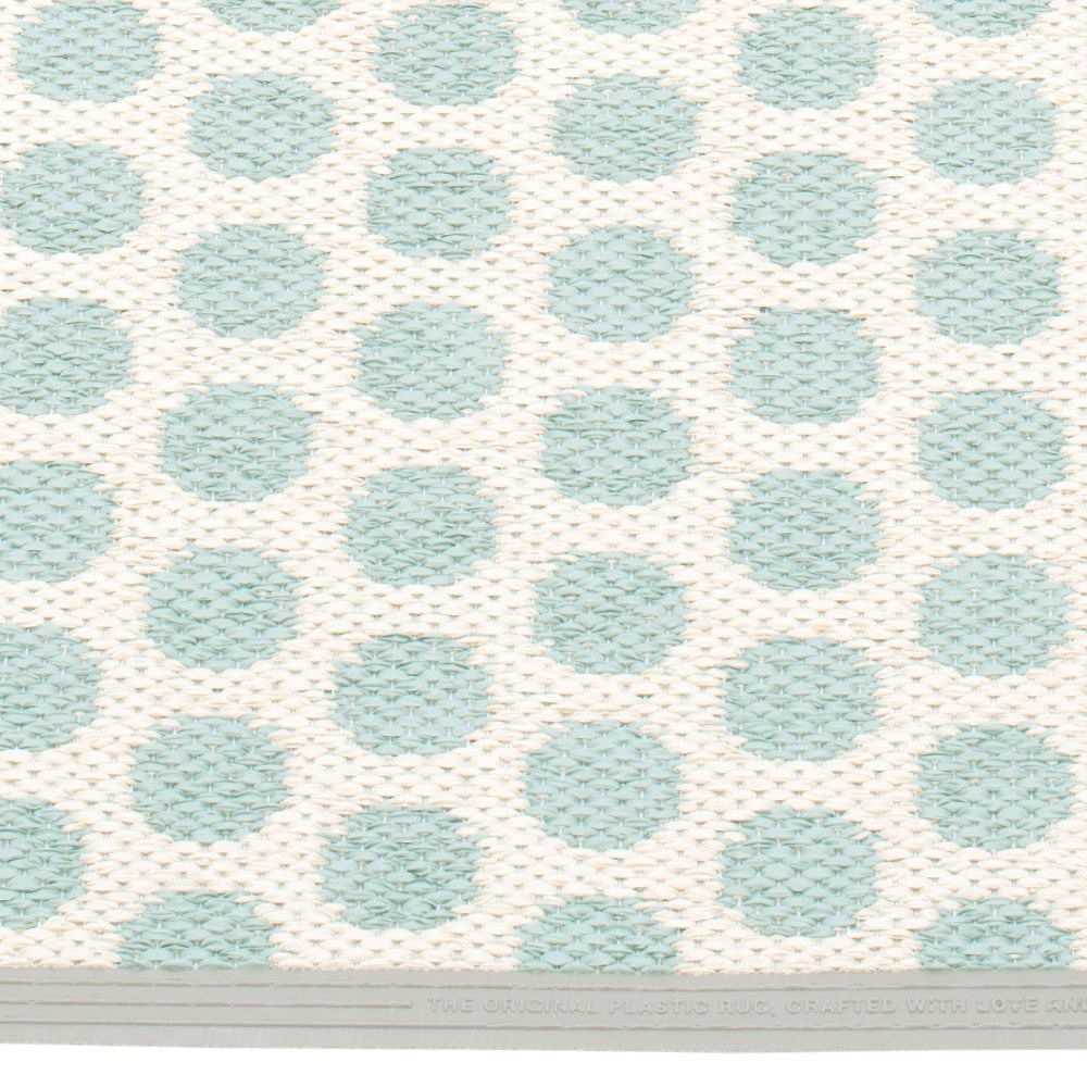 Pappelina Noa Pale Turquoise & Vanilla Mat - Detail