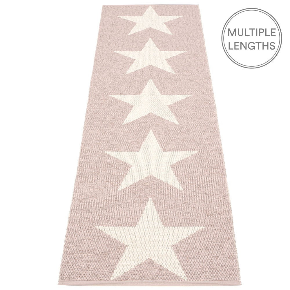 Pappelina Viggo One Pale Rose Runner - 70 x 250 cm