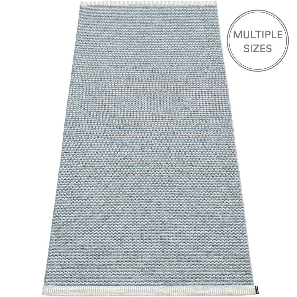 Pappelina Mono Storm : Light Grey Runner - 85 x 260 cm