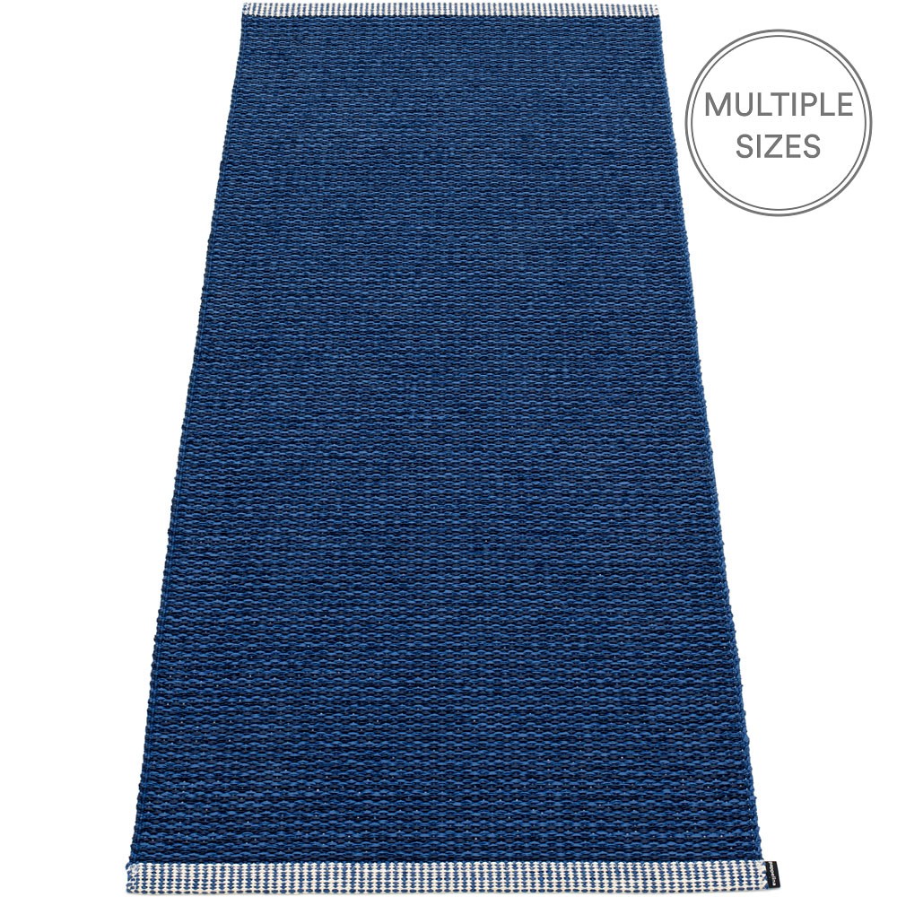 Pappelina Mono Dark Blue : Denim Rug