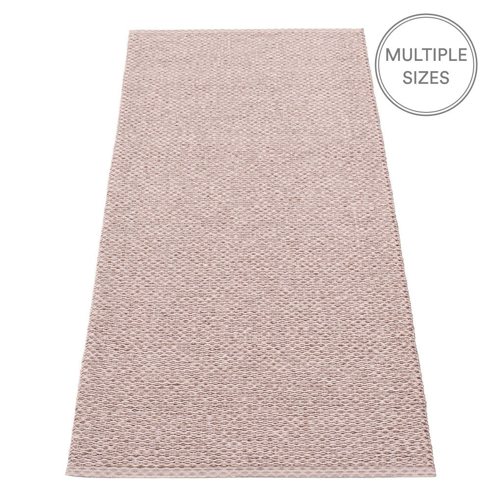 Pappelina Svea Runner - Lilac Metallic & Pale Rose - 70 x 160 cm