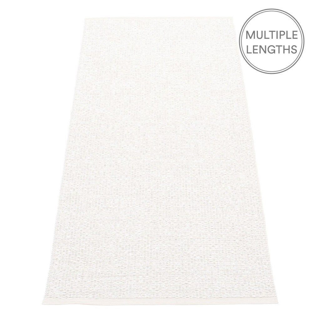Pappelina Svea Runner - White Metallic & White - 70 x 160 cm