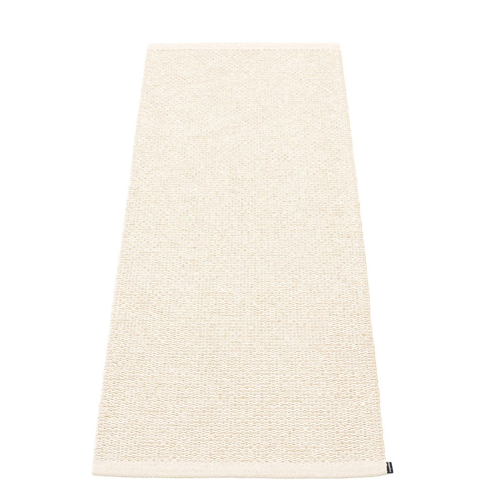 Pappelina Svea Runner - Vanilla & Beige Metallic - 60 x 150 cm