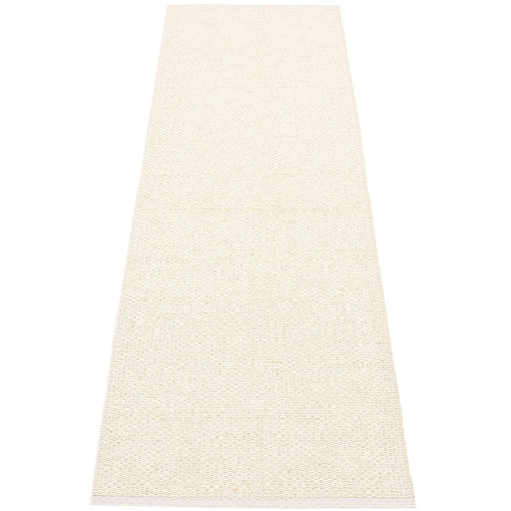 Pappelina Svea Runner - Vanilla & Beige Metallic - 70 x 240 cm
