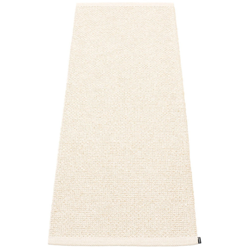 Pappelina Svea Runner - Vanilla & Beige Metallic - 60 x 250 cm