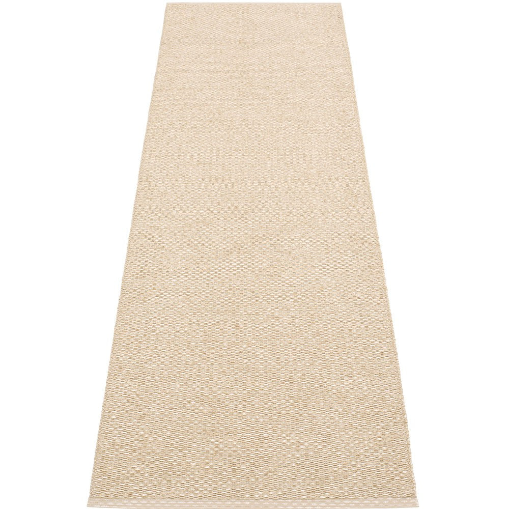 Pappelina Svea Runner - Beige & Beige Metallic - 70 x 240 cm