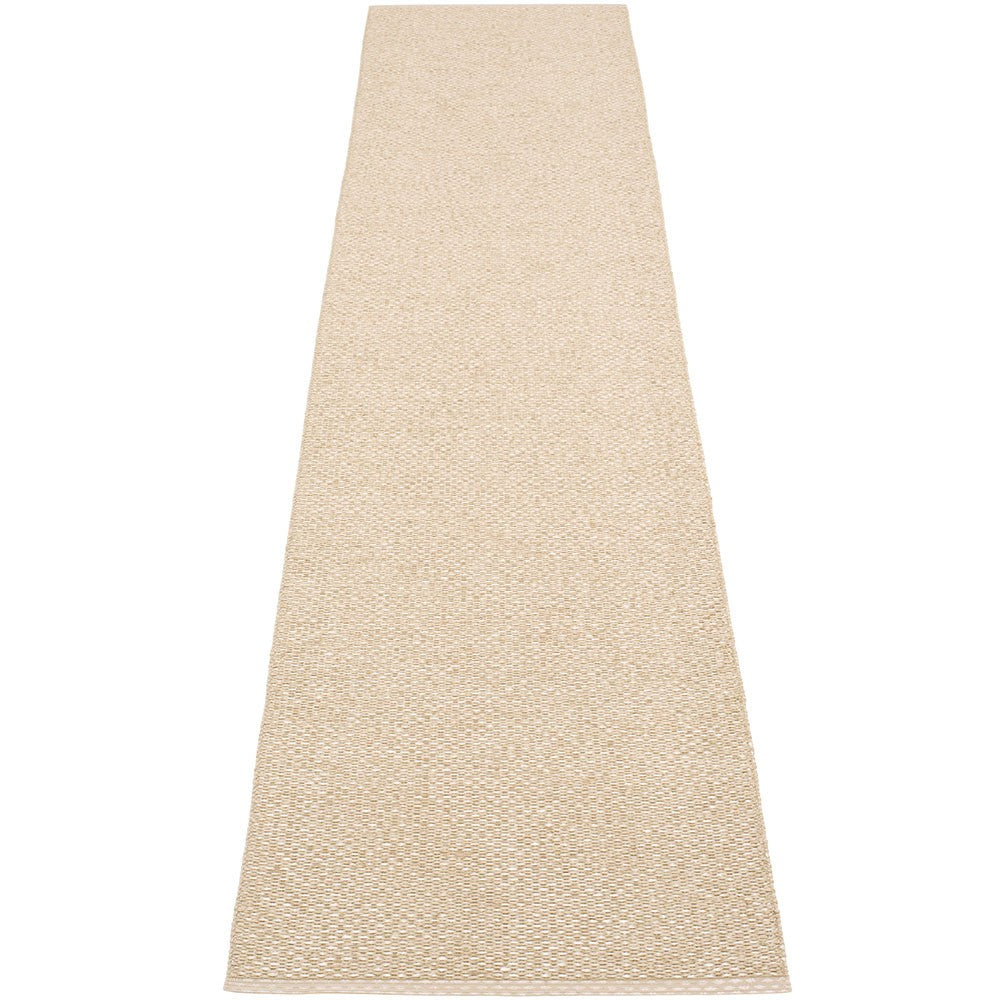 Pappelina Svea Runner - Beige & Beige Metallic - 70 x 320 cm