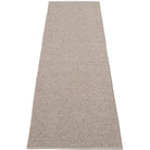 Pappelina Svea Runner - Mud Metallic & Mud - 70 x 240 cm