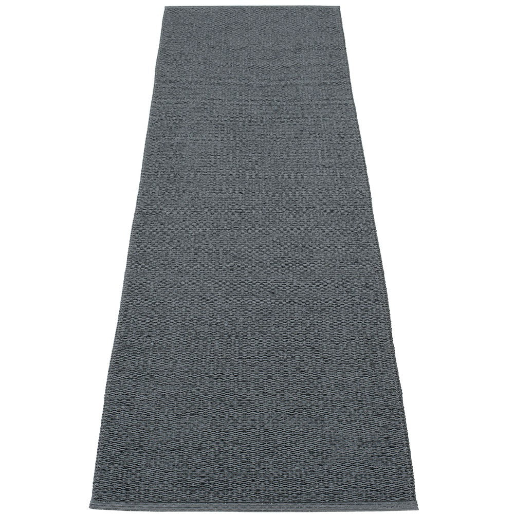 Pappelina Svea Runner - Granit & Black Metallic - 70 x 240 cm