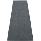 Pappelina Svea Runner - Granit & Black Metallic - 70 x 240 cm