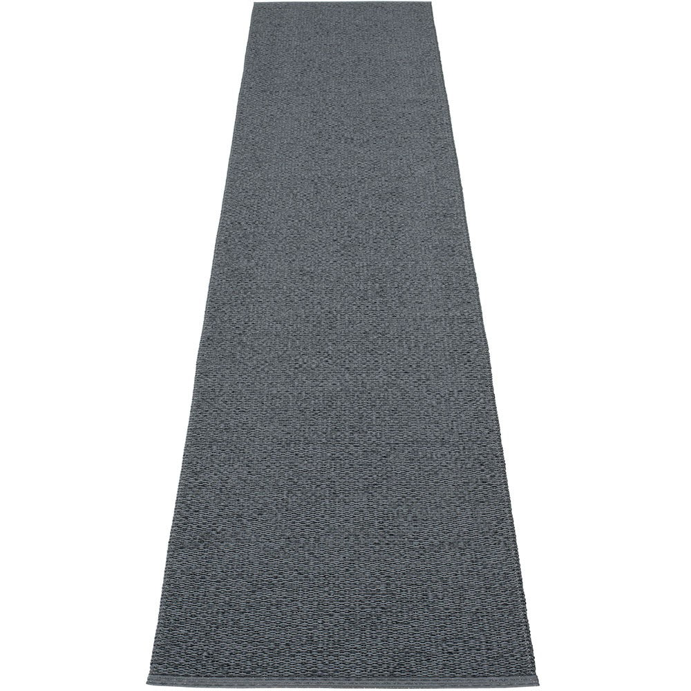 Pappelina Svea Runner - Granit & Black Metallic - 70 x 320 cm