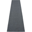 Pappelina Svea Runner - Granit & Black Metallic - 70 x 320 cm