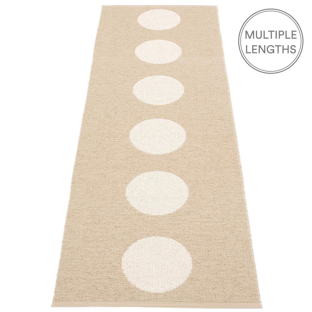 Pappelina Vera Beige & Vanilla Runner 70 x 225 cm