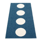 Pappelina Vera Ocean Blue & Vanilla Runner 70 x 150 cm
