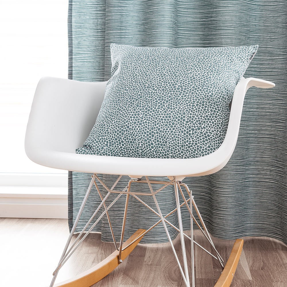 Scandinavian Fabric - Spira Dotte Smoke Blue
