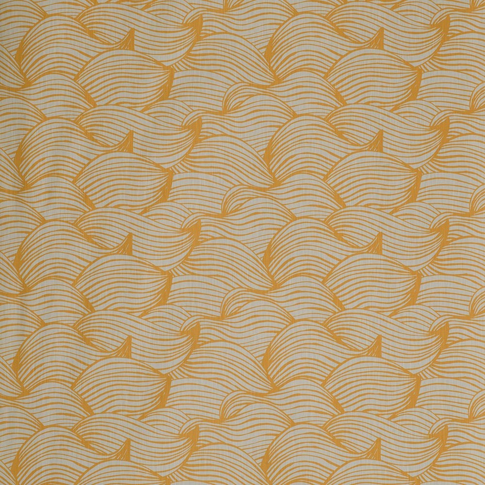 Scandinavian Fabric - Spira Wave Honey fabric