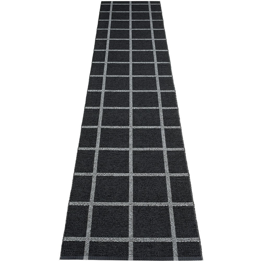 Pappelina Black Ada Runner - 70 x 375 cm