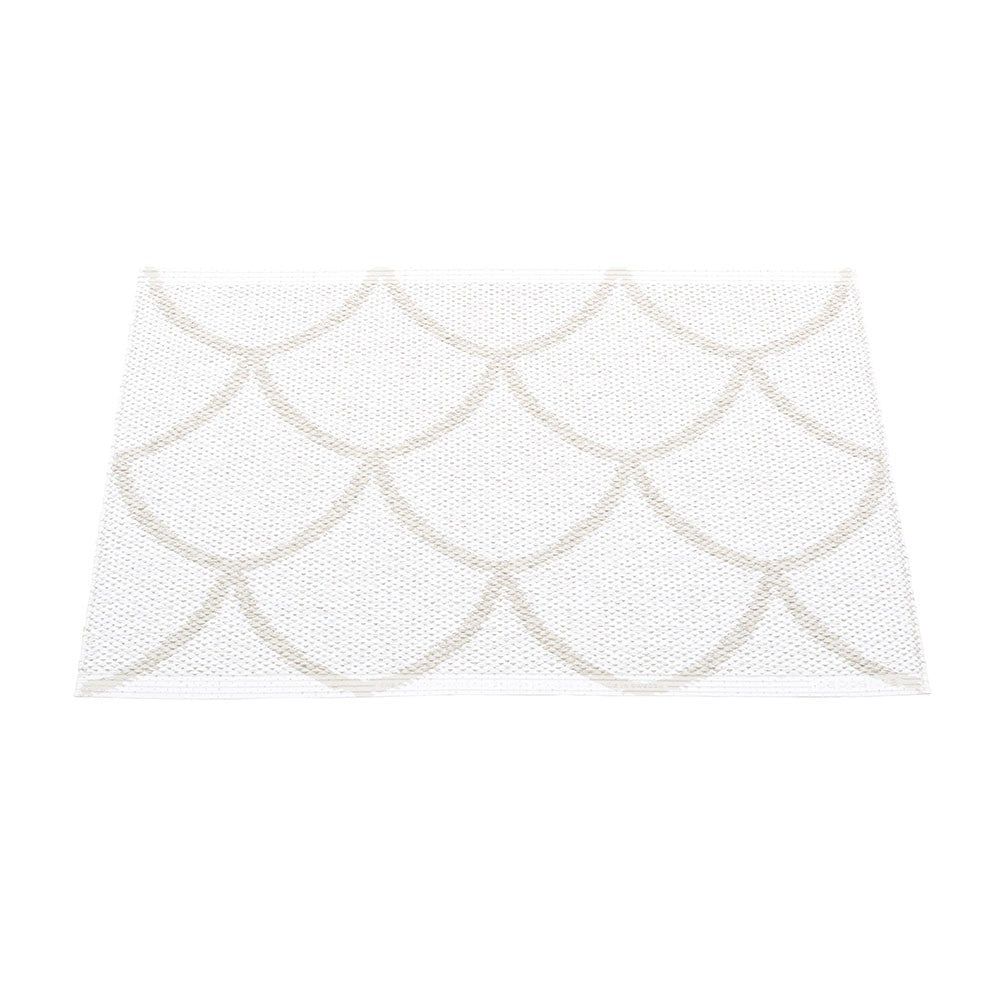 Pappelina Kotte Small Mat Reverse 70 x 50 cm - Fossil Grey : White