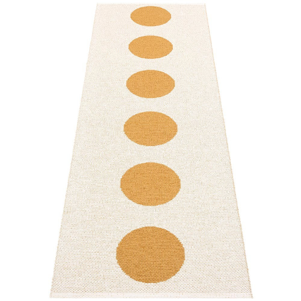 Pappelina Vera Ochre & Vanilla Runner - 70 x 225 cm - Reverse