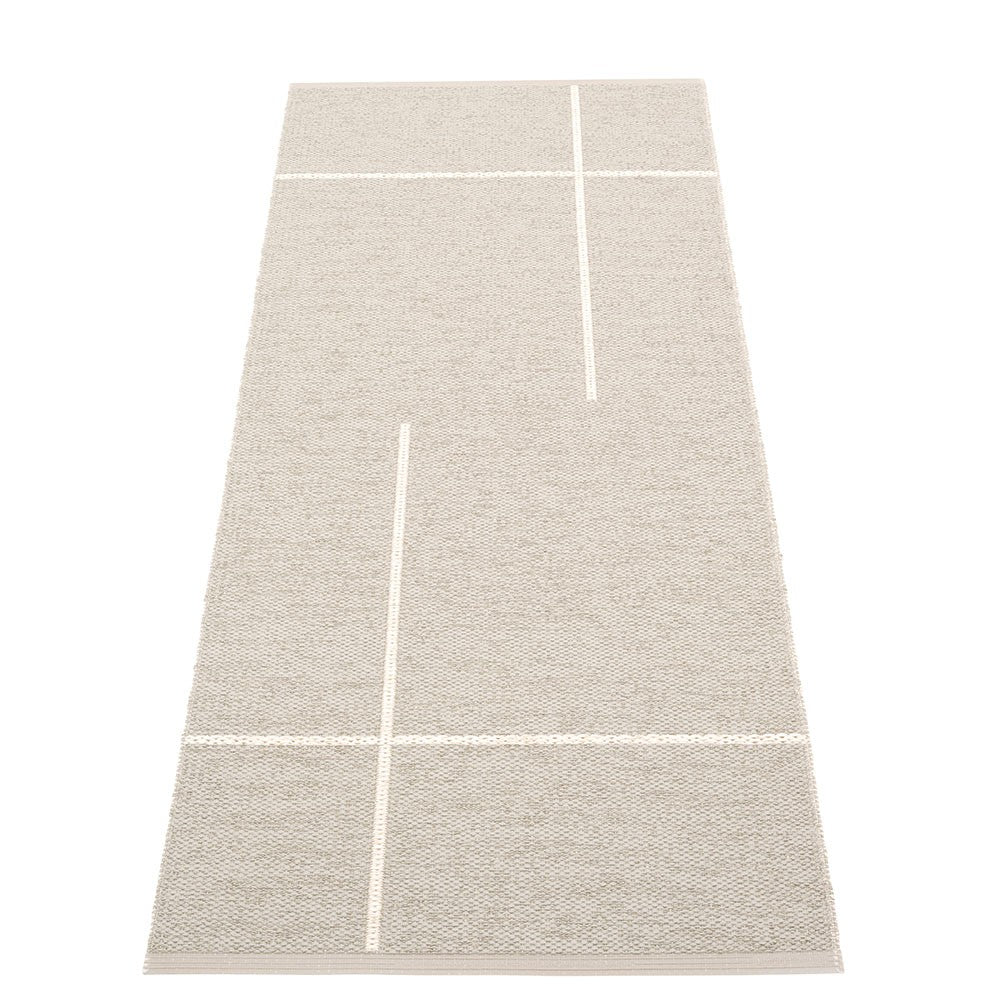 Pappelina Linen & Vanilla Fred Runner - 70 x 180 cm