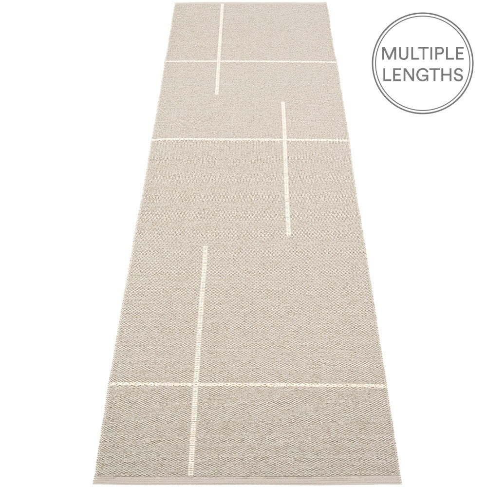 Pappelina Linen & Vanilla Fred Runner - 70 x 270 cm