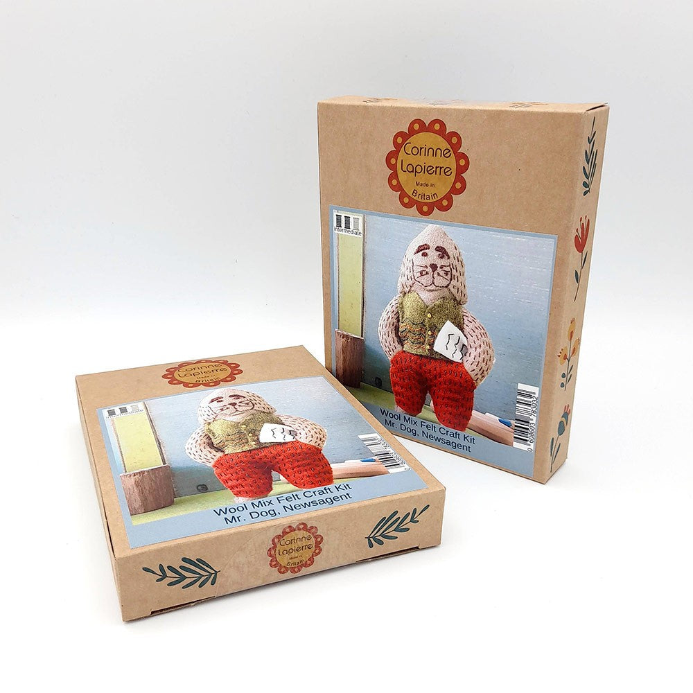 Corinne Lapierre Felt Craft Kit - Mr Dog