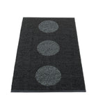 Pappelina Vera 2.0 Bio Edition Black/Black Metallic Runner - 70 x 120 cm