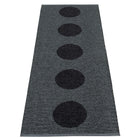 Pappelina Vera 2.0 Bio Edition Black/Black Metallic Runner - 70 x 200 cm - Reverse