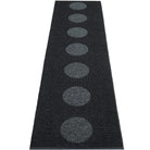 Pappelina Vera 2.0 Bio Edition Black/Black Metallic Runner - 70 x 280 cm