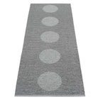 Pappelina Vera 2.0 Bio Edition Grey/Granit Metallic Runner - 70 x 200 cm - Reverse