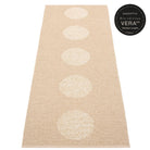 Pappelina Vera 2.0 Bio Edition Beige/Beige Metallic Runner - 70 x 120 cm