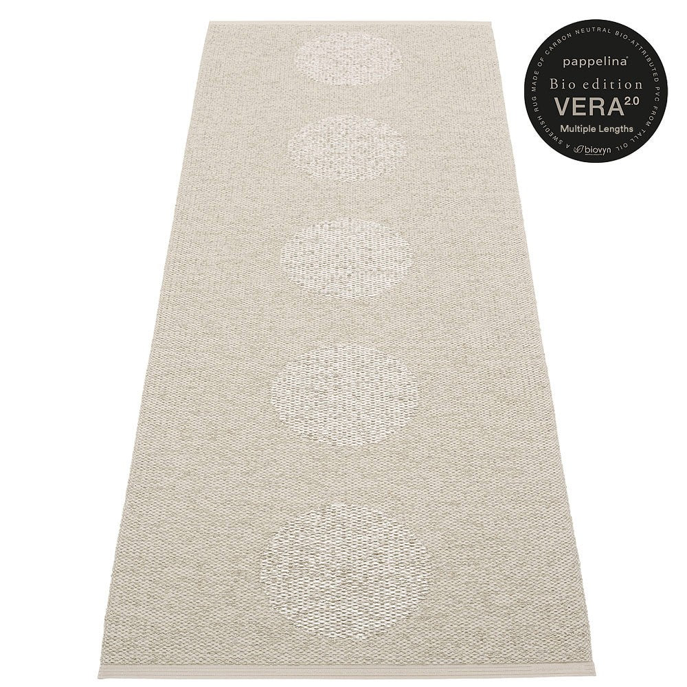 Pappelina Vera 2.0 Bio Edition Linen/Stone Metallic - 70 x 120 cm
