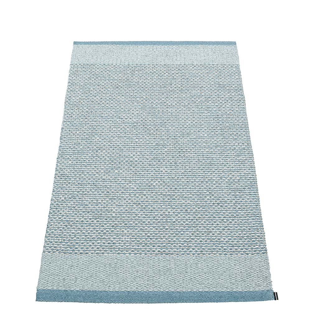 Pappelina Edit Runner - Dove Blue : Blue Fog : Stone Metallic - 85 x 160 cm