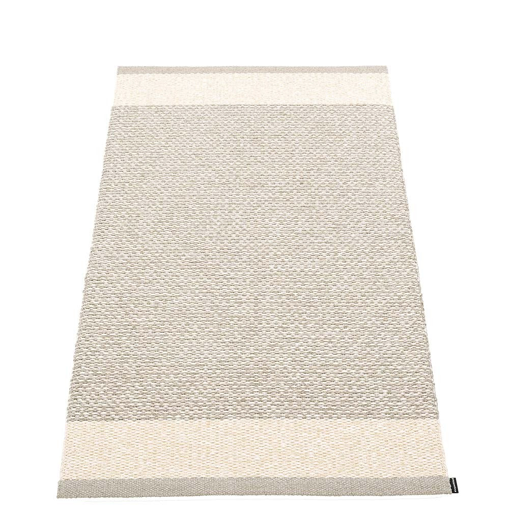 Pappelina Edit Runner - Linen : Vanilla : Stone Metallic - 85 x 160 cm