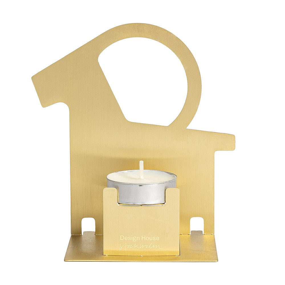 Design House Stockholm Pop-Up Candle Holder - Brass Christmas Goat