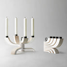 Design House Stockholm Nordic Light White Four Arm Candleholder