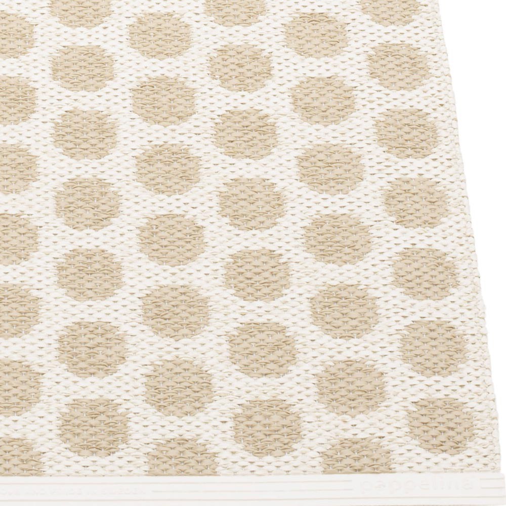 Pappelina Noa Runner - Beige & Vanilla Detail