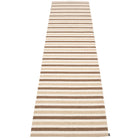 Pappelina Teo Runner - Brown : Beige : Vanilla - 70 x 300 cm