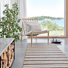 Pappelina Teo Runner - Brown : Beige : Vanilla - 85 x 200 cm