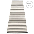 Pappelina Teo Runner - Warm Grey : Charcoal : Vanilla - 70 x 240 cm