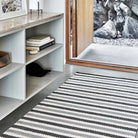 Pappelina Teo Runner - Warm Grey : Charcoal : Vanilla