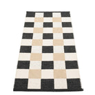 Pappelina Pix Runner - Black : Vanilla : Beige - 70 x 160 cm