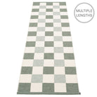 Pappelina Pix Runner - Army : Vanilla : Sage - 70 x 240 cm