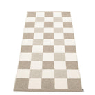 Pappelina Pix Runner - Dark Linen : Vanilla : Linen - 70 x 160 cm